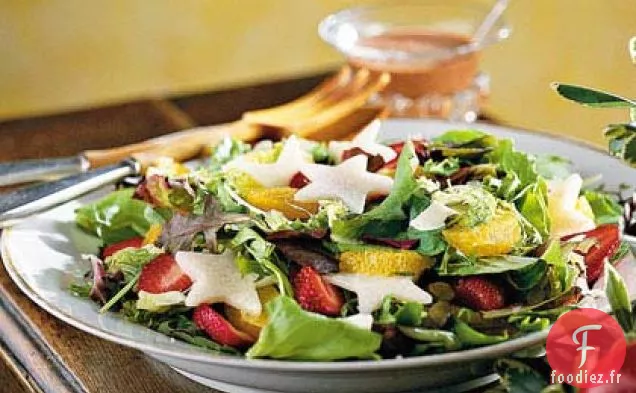 Salade Canneberge-Fraise - Jícama