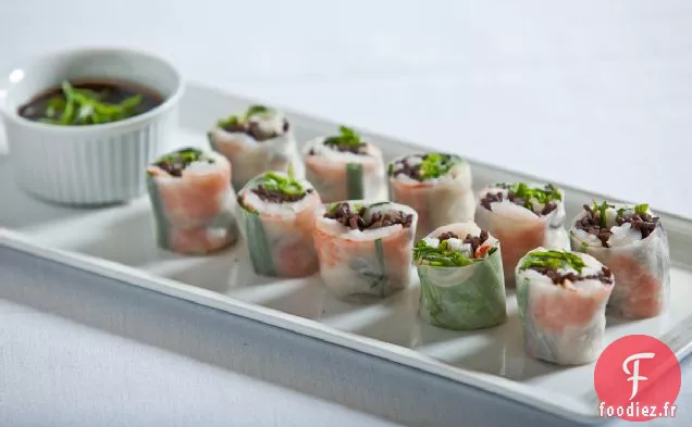 Recette de Rouleaux d'Été aux Crevettes Tigrées