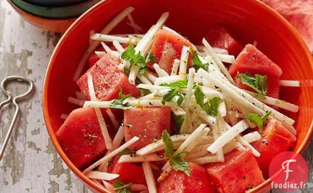 Salade de Jicama et Pastèque
