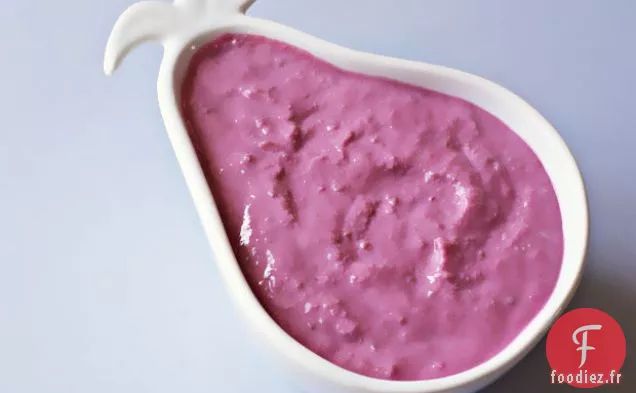 Pas de produits laitiers, pas d'œufs et pas de mousse de framboise au sucre