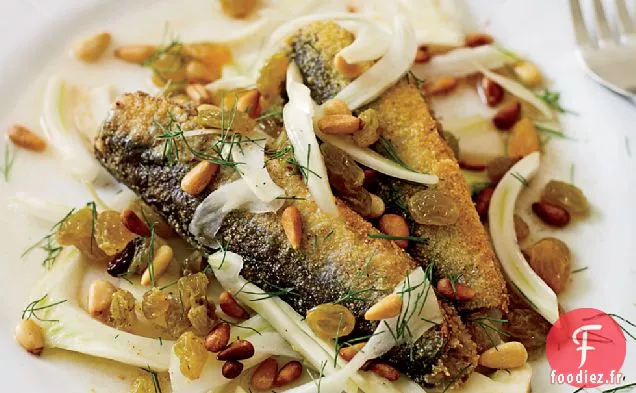 Sardines Marinées au Fenouil, Raisins Secs et Pignons de Pin