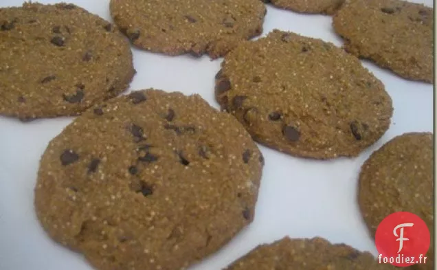 Biscuits aux Pépites de Chocolat à la Citrouille Sans Gluten