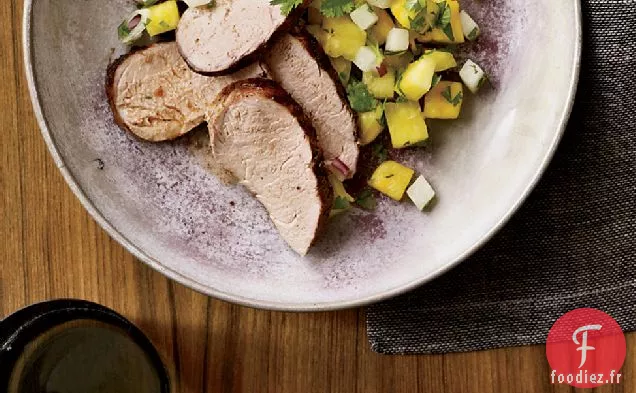 Filet de Porc Jerk avec Salsa à l'Ananas