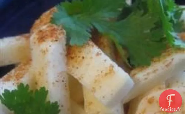 Salade De Jicama À La Coriandre Et Au Citron Vert