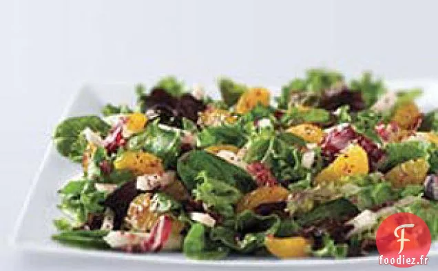 Vinaigrette aux Framboises et Salade d'Orange