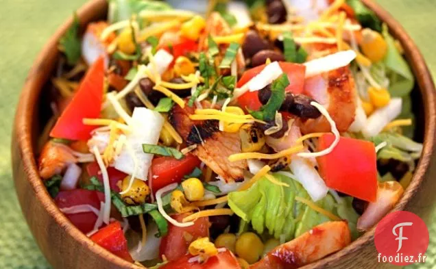 Bar à Salade de Côtelettes de Poulet Bbq