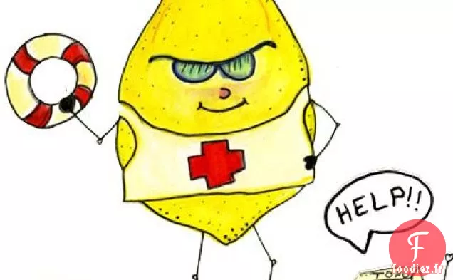 Barres à Crème Au Citron Piquant