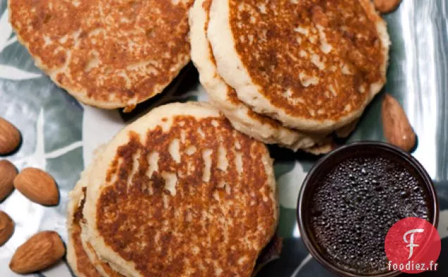 Crêpes Au Citron et Aux Amandes (sans gluten, Végétaliennes, Sans Soja)