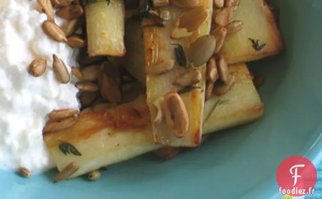 Pan-friend Panais Avec Fromage Cottage Et Graines
