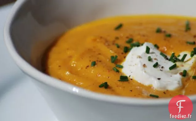 Soupe De Carottes Rôties Et Panais