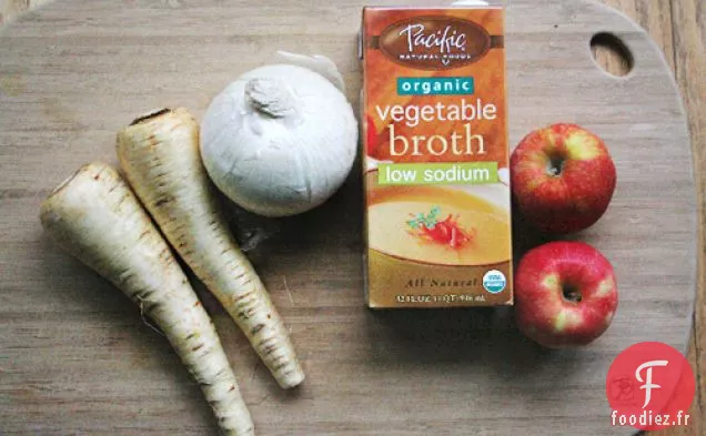 Soupe d'Automne au Panais et aux Pommes