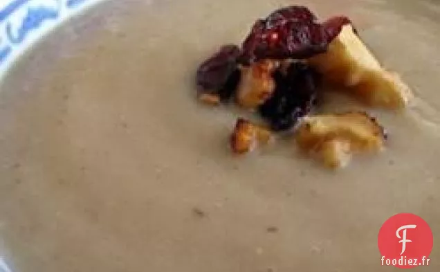 Panais Crémeux Avec Soupe Au Gingembre