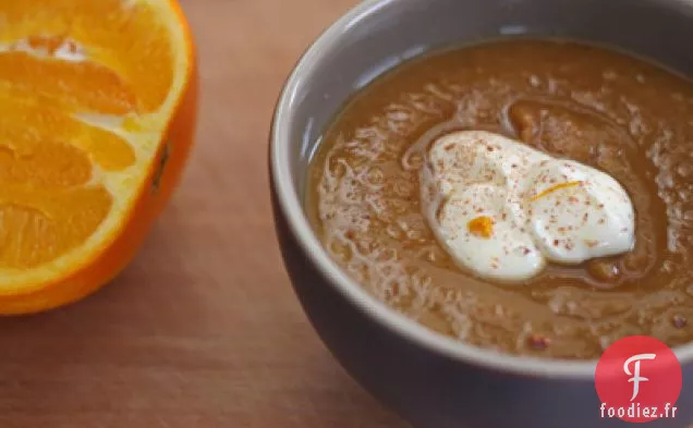 Soupe De Châtaigne, Panais Et Orange