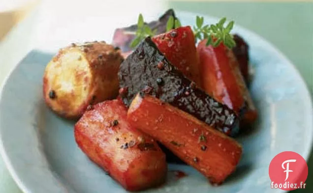 Betteraves Aigres-Douces Rôties, Carottes et Panais