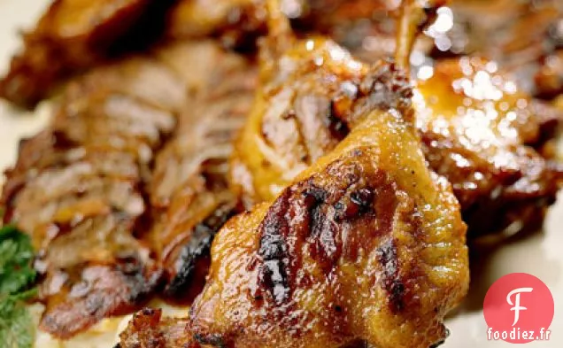 Canard Musqué Glacé Au Miel Et À L'Orange Avec Purée De Panais