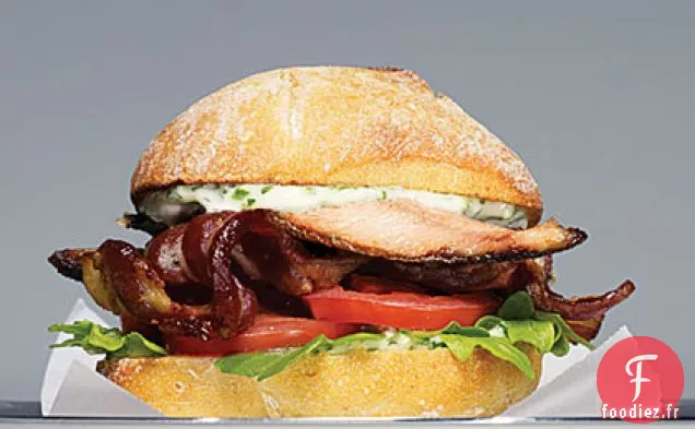 BLTs de Sardine aux Herbes et au Citron