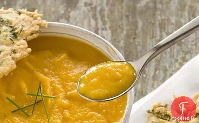 Soupe Aux Carottes, Pommes Et Gingembre