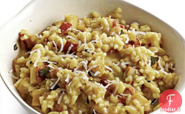 Risotto De Panais À La Pancetta Et À La Sauge
