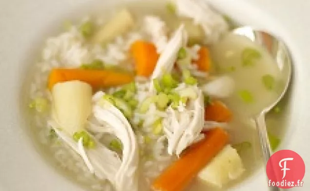 Soupe De Poulet Et De Riz