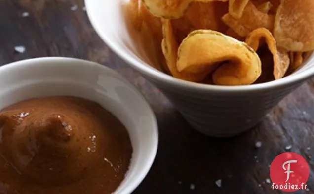 Air De Vinaigre Et Pommes De Terre Croustillantes Salées