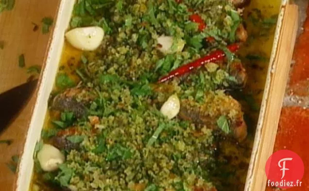 Poisson mariné au Vinaigre et à la Menthe: Pesciolini en Scapece