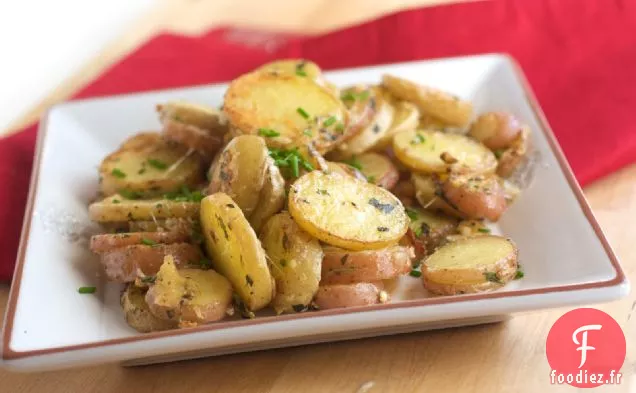 Pommes de Terre Rouges Au Parmesan