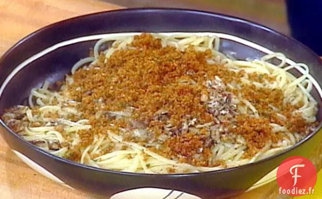 Pâtes à la Sardine à la Sicilienne avec Chapelure