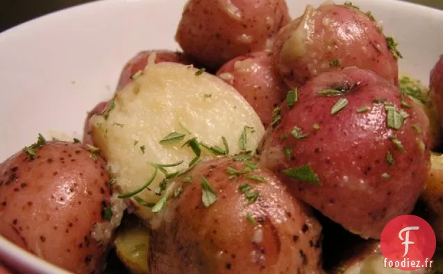 Dîner ce soir: Pommes de Terre Braisées à l'Ail