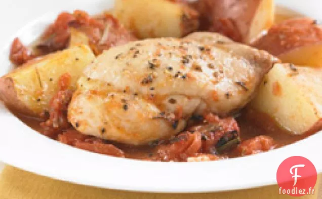 Poulet Toscan Et Pommes De Terre Pour Deux