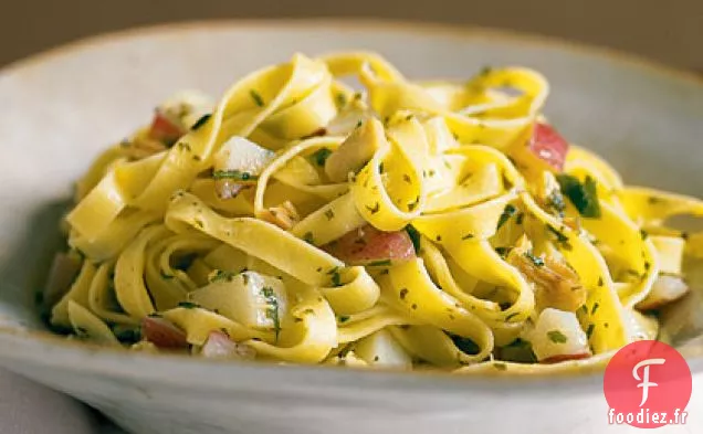 Fettuccine Sauce Palourdes et Pommes de Terre