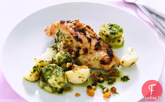 Poulet aux Pommes de Terre au Pesto