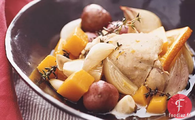 Poulet à l'Orange à la Mijoteuse avec Pommes de terre