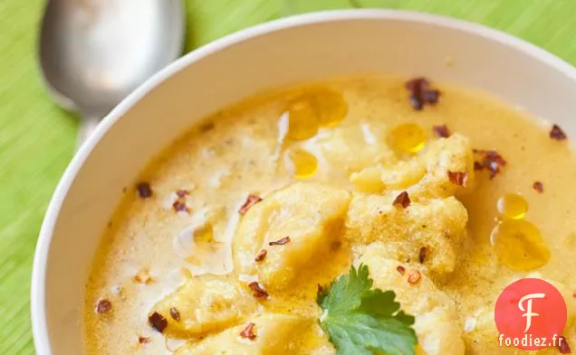 Dahi Ke Aloo (Soupe De pommes De Terre Et De Yogourt)
