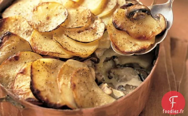 Gratin De Pommes De Terre Et Champignons Sauvages Yukon Gold