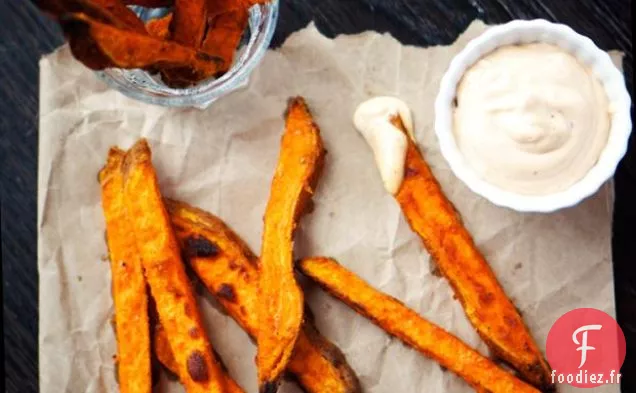 Frites D'Igname Croquantes Avec Aïoli Chipotle