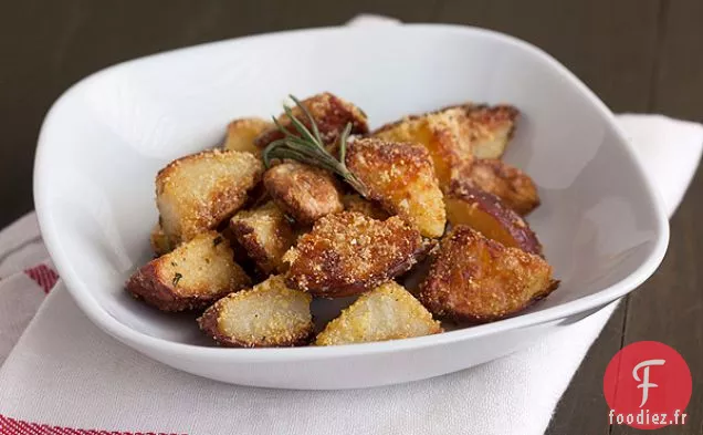 Pommes de Terre Rôties au Parmesan et au romarin Croustillantes