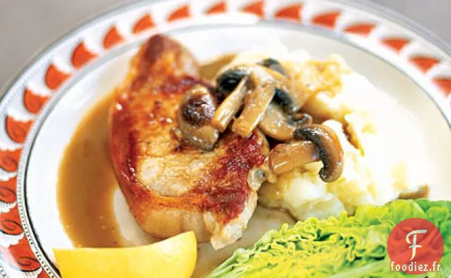 Côtelettes de Porc et Purée de Pommes de Terre