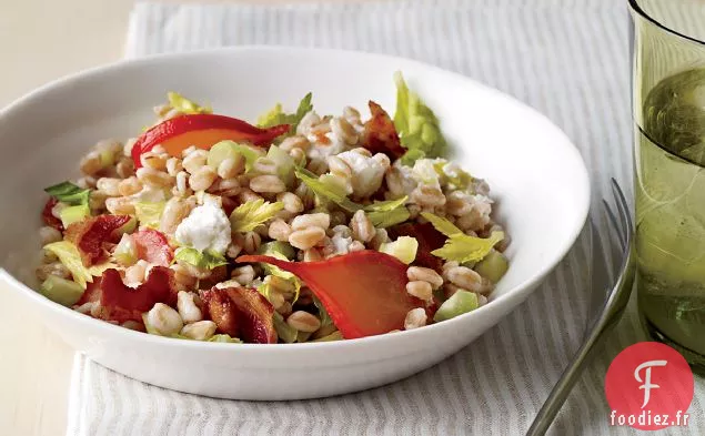 Salade Farro Tiède aux Radis Braisés