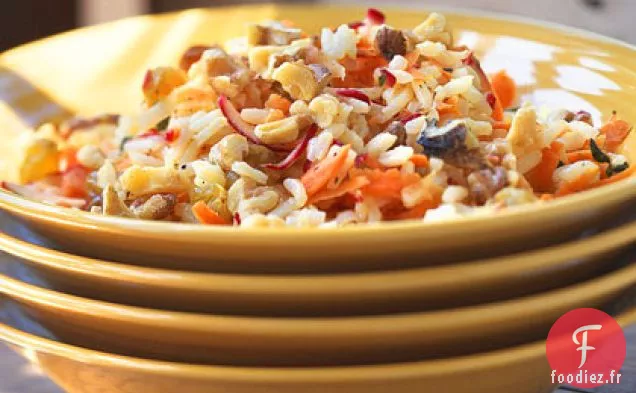 Salade de Riz Citronné aux Carottes et Radis