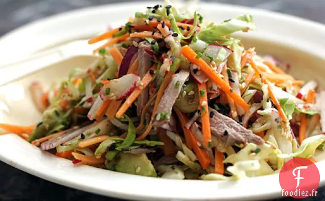 Salade de Chou avec Vinaigrette au Wasabi