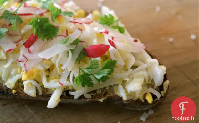 Crostini au Radis aux Œufs