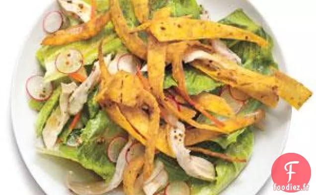 Salade De Poulet Aux Tortillas Croustillantes