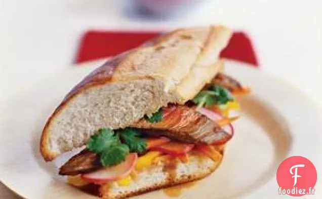 Sandwich au Steak Vietnamien
