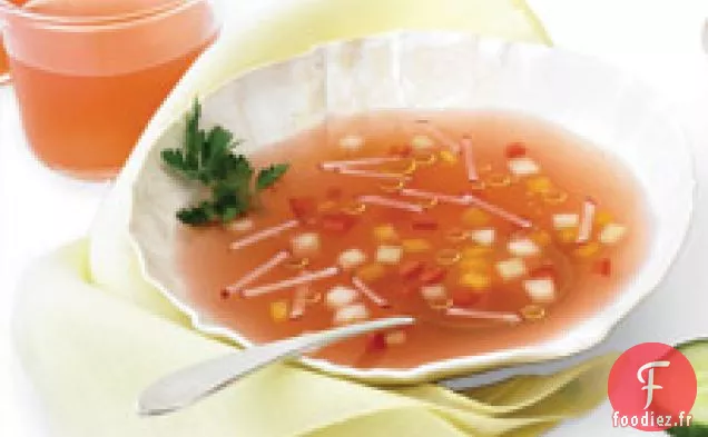Bouillon de Gaspacho Léger