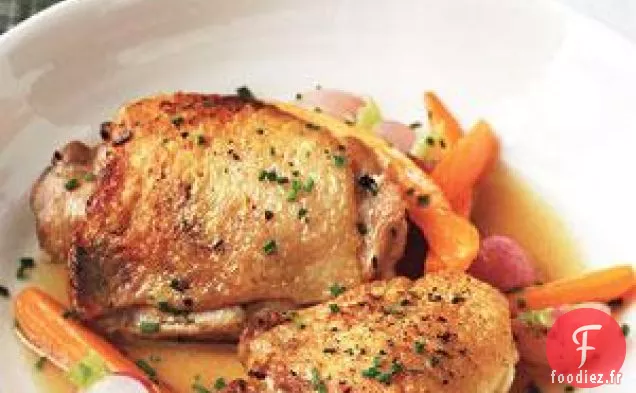 Recette De Poulet Braisé Et Légumes De Printemps