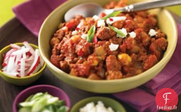 Chili Au Bœuf Et Au Chorizo