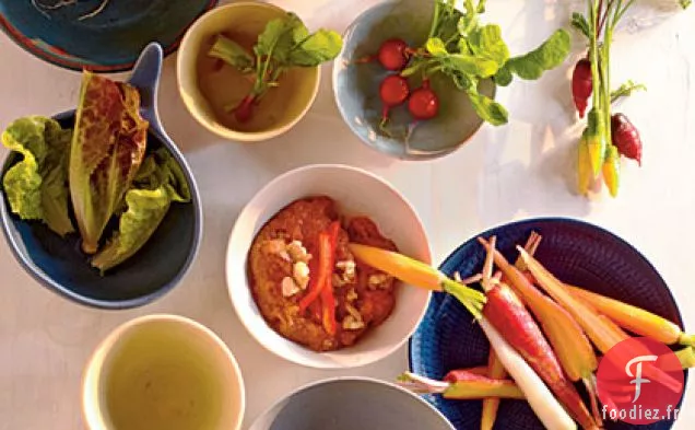 Muhammara aux Crudités
