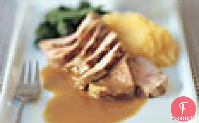 Filet de Porc au Jus de Cidre et Purée de Rutabaga