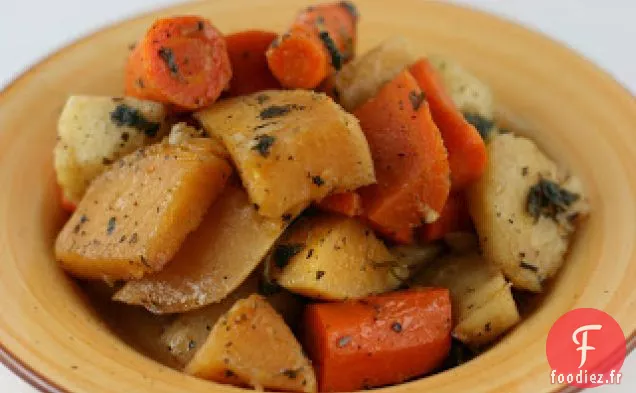 Légumes Racines d'Hiver Rôtis à la Mijoteuse
