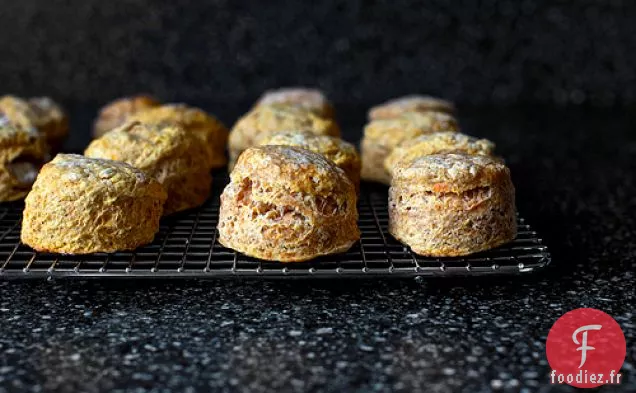 Biscuits à la Patate Douce (et à la Guimauve)
